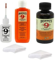 Hoppes Pistol Gun Cleaning Kit – Gun Cleaner – Gun Oil Lube – Cleaning Patches