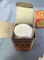2x Vintage Hoppe’s .270 – .35 Caliber Gun Cleaning Patches No 3 Box FULL