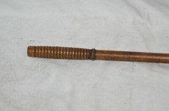 Wood Brass Cleaning Rod Gun Rifle Shotgun Barrel Wadding 3 Piece Wooden Vintage