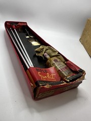 Tri-Pak gun kit Jointed Duralumin No 522 Rifle Rod Cleaner .22 Cal cleaning lot