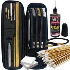 Universal Gun Cleaning Kit for .22 .223 5.56mm Rifle & Pistol – Oil, Snake, Brus
