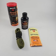 New Hoppe’s #9 Boresnake With CLP Cleaning Kit – 9mm Pistol – # 210009