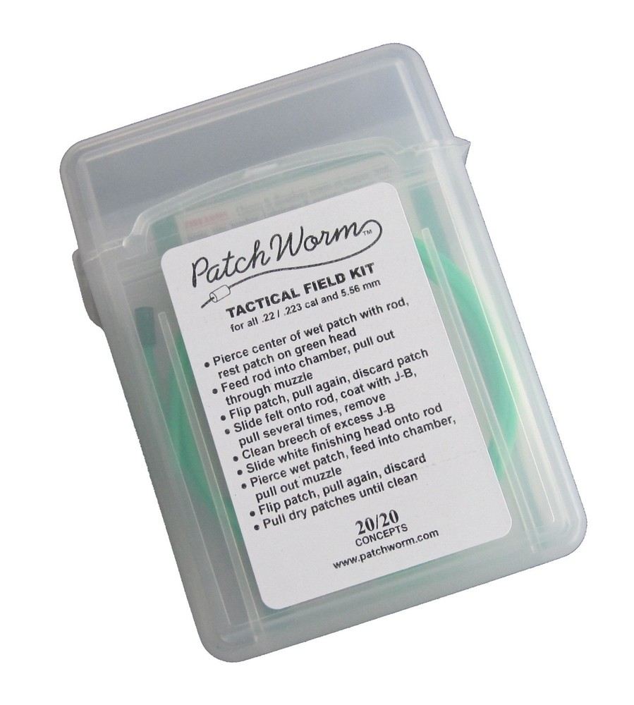 PatchWorm Tactical Field Kit TaFK gun cleaner .22 /.223 or 5.56 mm RIFLE