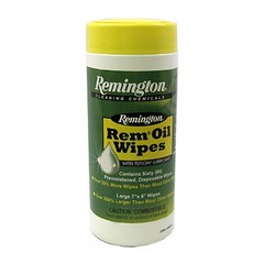 Remington 18384 Rem Oil Pre-Moistened Wipes 60 Count Cleans Lubricates Protects