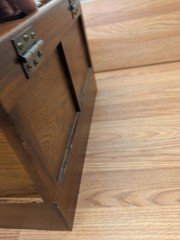 Handmade Wood Gun Cleaning Kit Box For Rifles Handguns Shotguns