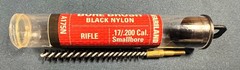 KleenBore .17/.200 CAL. & 6MM/6.5MM RIFLE BLACK NYLON BRUSH Gun Cleaning A-175N