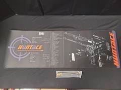 HUNTAGE – 1911 Glock Cleaning Mat AND Barrel Bushing Tool NEW 34″ x 12″