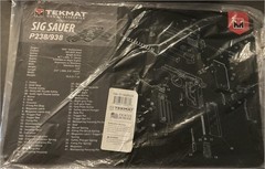 TekMat Gun Cleaning Mat Compatible for Sig Sauer P238/938, 11 x 17 Thick, Durabl