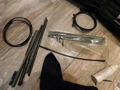 MILITARY IWCK CLEANING CHAMBER BRUSH SET FOR 5.56, 7.62, 9MM, .45CAL