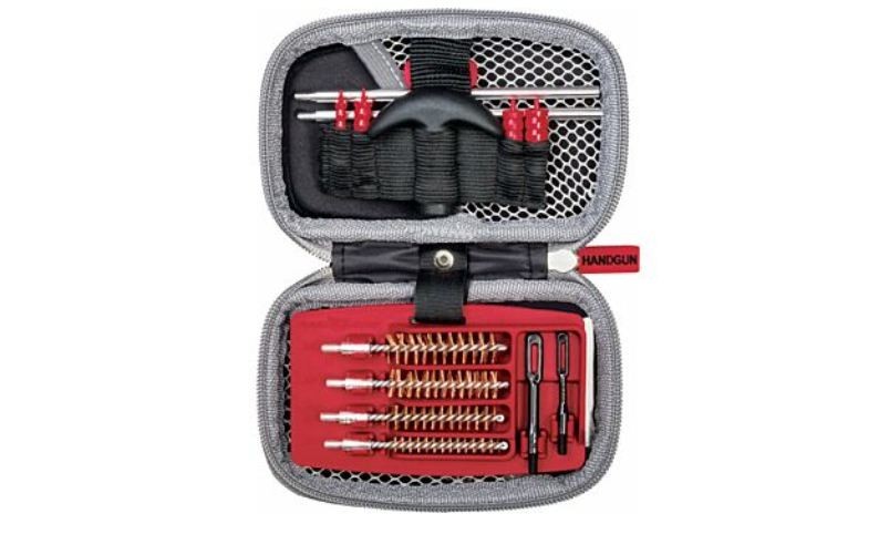 Real Avid Gun Boss Pistol Cleaning Kit .22 .45 Cal Compact Handgun Cleaning Set