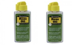 TWO (2) Rem Oil 1oz Bottles Remington Lubricant Gun Cleaning Free Shipping
