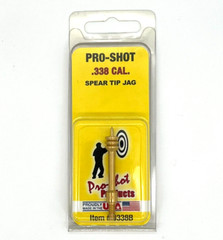 Pro-Shot Benchrest Brush & Spear Tip Jag Set For .338 Cal. Pistol