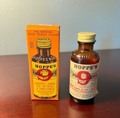 2 VTG Gun Cleaners Hoppe’s No.9 Nitro Powder Solvent & Perma Blue Gun Paste