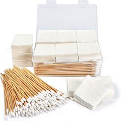 Gun Cleaning Kit Supplies – 2″X2″ Lint Free Cleaning Patches and 6″ Gun Cotton S