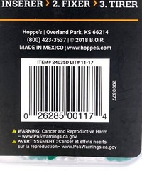 HOPPE’S 12 ga Shotgun Boresnake Den with Bronze bristles & Pull handle – 24035D