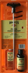 Hoppe’s Universal Pistol Cleaning Kit Clamshell PCOB – .22 up