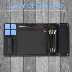 Gun Cleaning Mat Pistol Mat Anti Slip Rubber Gun Mat Magnetic Pistol Cleaning