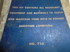 Vintage J.C. HIGGENS “.22 CAL” RIFLE CLEANING KIT – No. 723 – Used but Complete