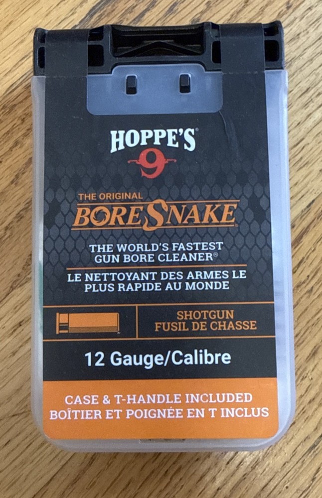 Hoppe’s BoreSnake Bore Cleaner 12 Gauge Shotguns Storage Case 24035D
