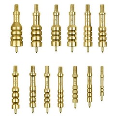 Solid Brass Gun Cleaning Jag Set for Rifles – Slotted Tip & Storage Case, Mainte