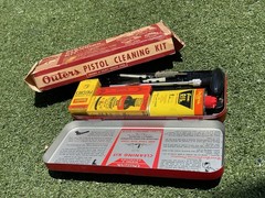Vintage Outers Pistols & Revolver Cleaning Kit No. 479 – Tin & Box