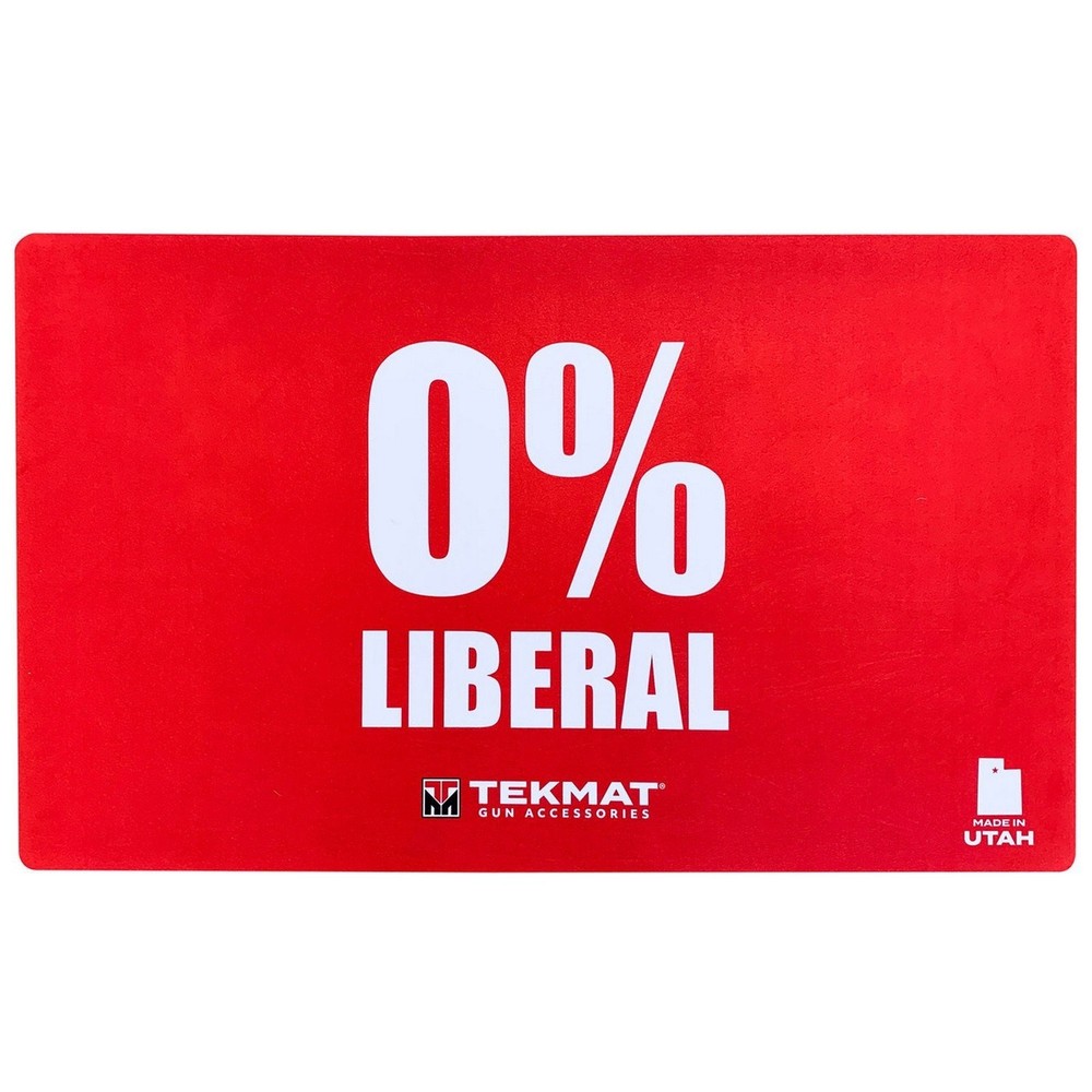 TekMat Door Mat Zero Percent Liberal 25″ x 42″ Red – TEK-42-LIBERAL