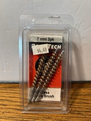 Bore Tech BTBR-07-003 Bronze Rifle Bore Brushes 7mm .270 Caliber 3pk New Sealed