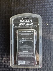 Allen Bore Nado .243 rifle cal bore snake barrel cleaning rope cleans 30% deeper