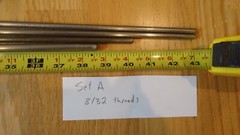 4 Loading / Range / Bench Rifle Steel Cleaning Rods Set A, Muzzleloader
