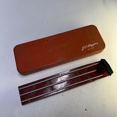 Vintage JC Higgins rifle Gun Cleaning Kit Sears Roebuck No. 2142 Red Case