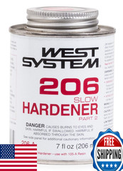 West System 206-A Slow Hardener for Epoxy Resins – Extended Pot Life