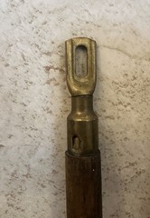 ANTIQUE MUZZLELOADER CLEANING ROD SET BRASS TIPS 48” COMPLETE