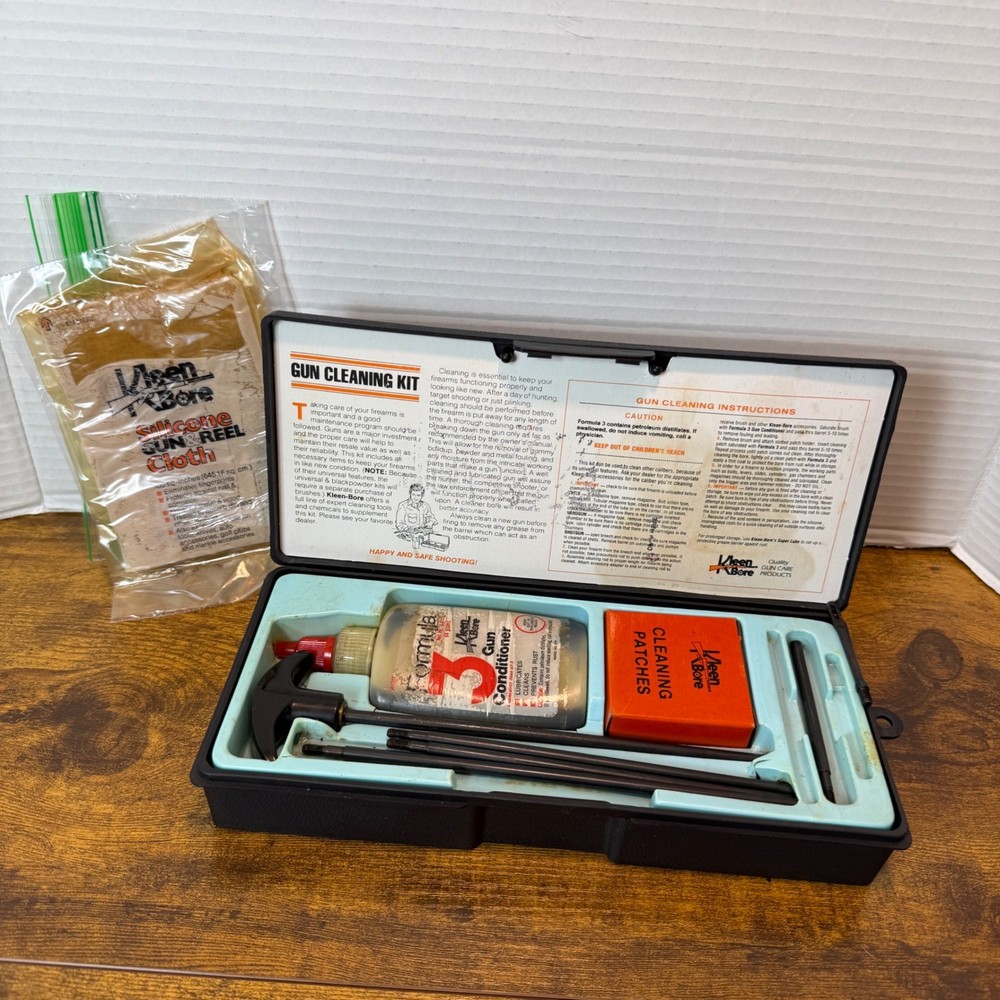 VTG Kleen-Bore Rifle Cleaning Kit K-Caliber Black Magic Steel Rod Prop Movie