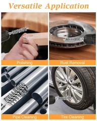 Stainless Steel Wire Bore Brush Set – 1/4 Inch Hex Shank