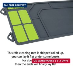 Raiseek Rifle Shotgun Cleaning Mat, Premium Large Magnetic Pad With Organizer Pa