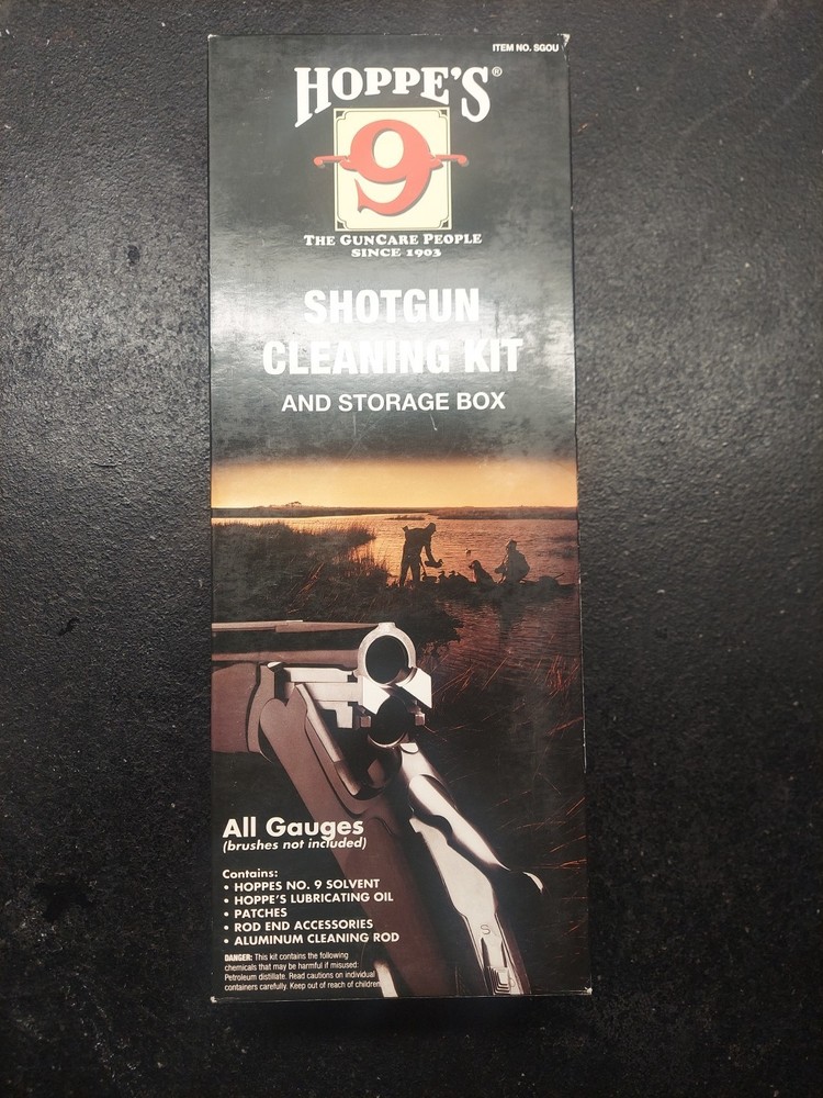 Hoppe’s 9 Cleaning Kit, All gauges shotgun with Case #SGOU (Bushes not included)