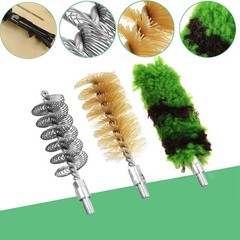 6 Pcs Aluminum Rod SHOTGUN Cleaning Brush Kit Set 12GA Gauge & BRUSH