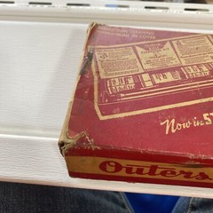 VINTAGE OUTERS GUNSLICK RIFLE GUN CLEANING KIT NO. 477 IN METAL BOX, With Box