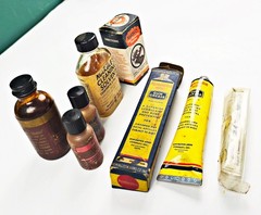 Nice Lot Of Marbles Gun Maintenance Items Solvent Grease Patches Oil Etc
