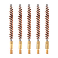 5 X 3” Bronze Bristle Bore Cleaning Brush .22 Cal 8×32 Thread with 50 Patches