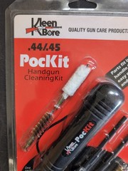 Kleen-Bore PocKit Handgun Cleaning Kit Fits For .44/.45 Cal – POC-226