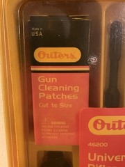 Vintage Outers Universal Gun Cleaning Kit Rifles Pistols Shotguns #46200 Unused