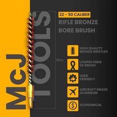 Cost-Effective Bore Brush Set – 10 Bronze Brushes for Gun Maintenance