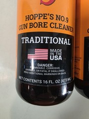 2 Hoppe’s No.9 Gun Bore Cleaner 16oz Bottles