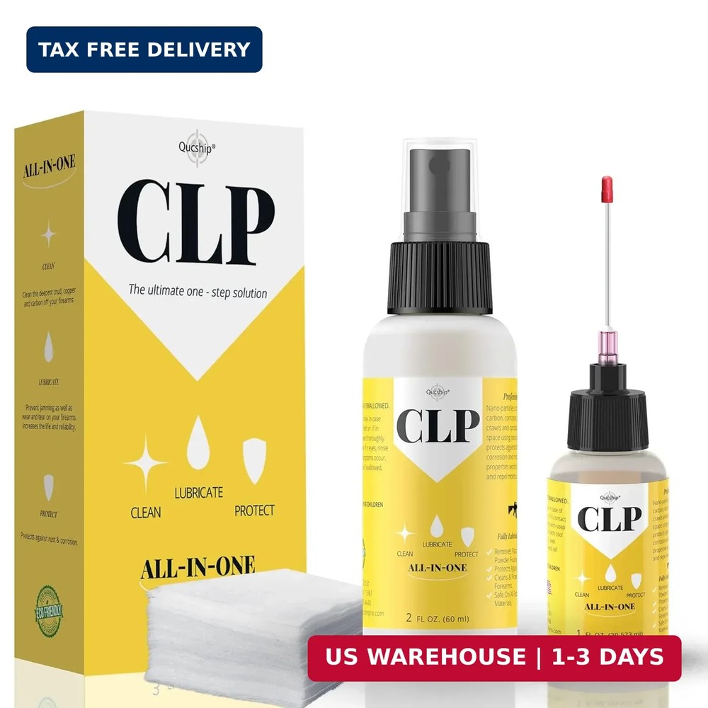 Gun Oil 2 oz & 1 oz Needle Oiler Gun Cleaning Kit, Multi-Purpose Gun Lubricant K