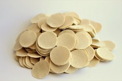 40-49 CAL 1 1/8″ ROUND .020″ THICK DRY SHOOTING PATCHES / QTY. 1,000 / EMSS4201T