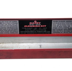 VTG Daisy BB Gun Cleaning Kit Red Metal Box Tin, Instructions, Operation Manual