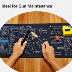 35×12 Inches Gun Cleaning Mat, Large Gun Mat for Glock Black