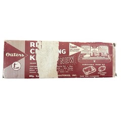 Outers Vintage Rifle Cleaning Kit Metal Case Gun Oil Solvent Rods