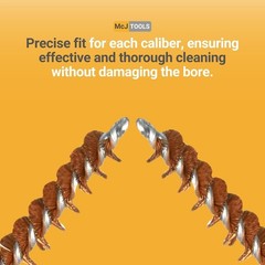 Cost-Effective Bore Brush Set – 10 Bronze Brushes for Gun Maintenance